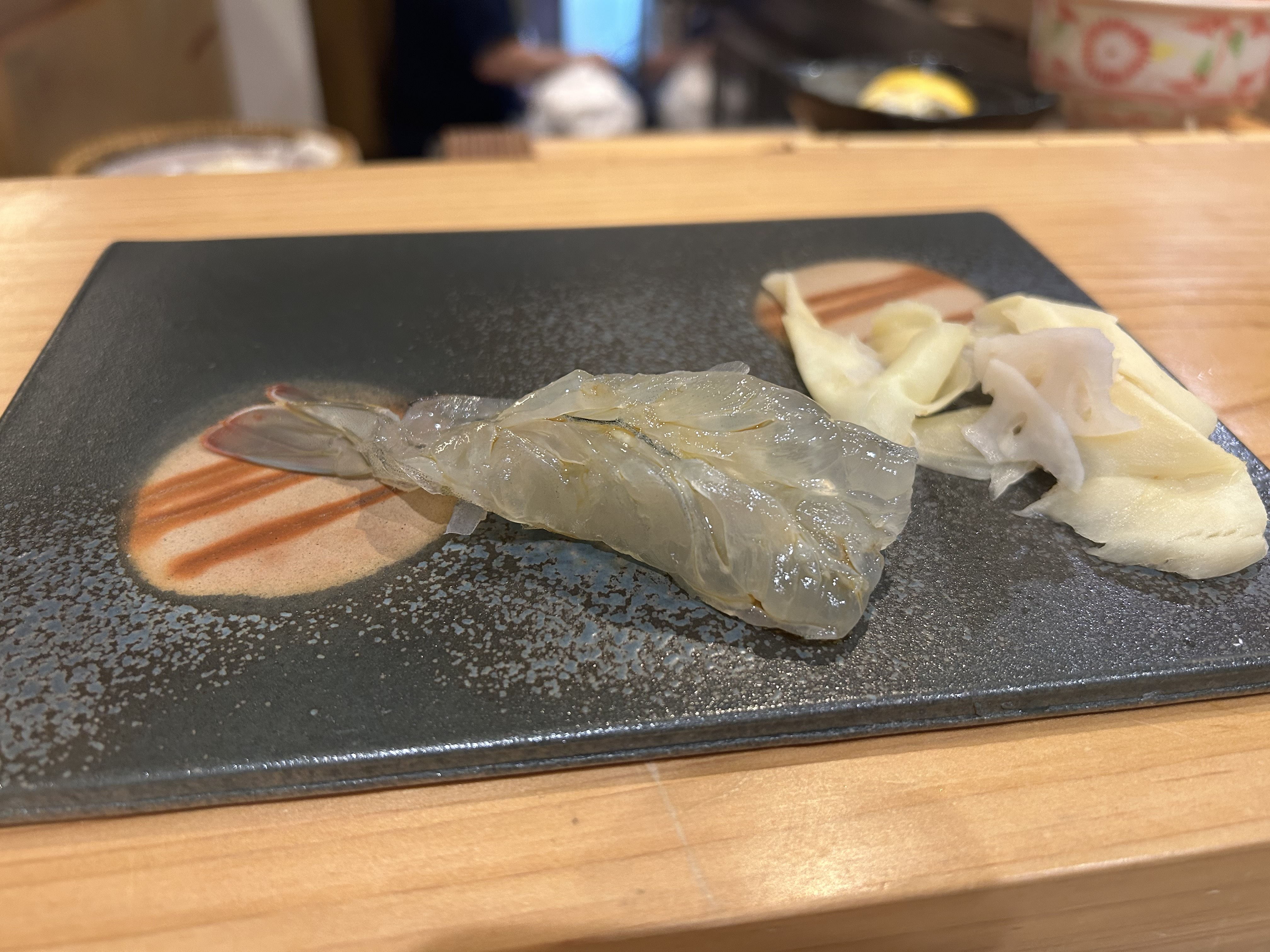 鮨店での調理例